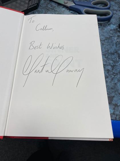 Signed Sinner and saint. the inspirational story of Martin Murray.