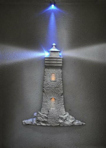 Steepletone monochrome 3D picture with LED Art - Light House - (28w x 38h cm)….