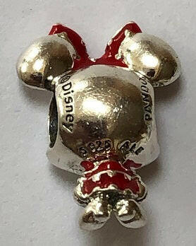 Pandora Disney Minnie Mouse Dotted Dress & Bow Charm 798880C02.