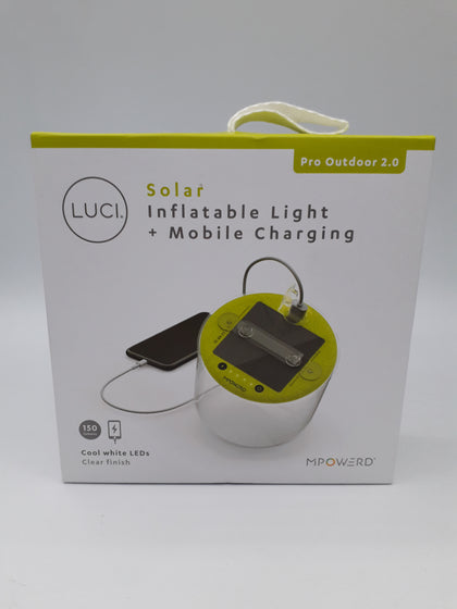 luci Solar Inflatable light + mobile charging.