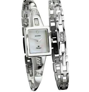 Sekonda classic ladies' stainless steel bracelet watch - boxed***Store Collection Only***.