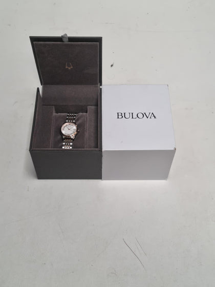 Bulova Women's 98M125 Classic Two-Tone Stainless Steel Watch..