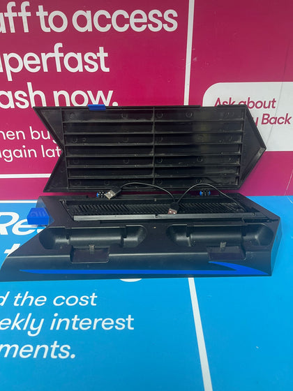 PLAYSTATION COOLING STAND BLACK&BLUE **UNBOXED**.