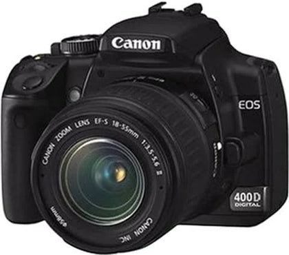 Canon EOS 400D + 18-55mm, B.