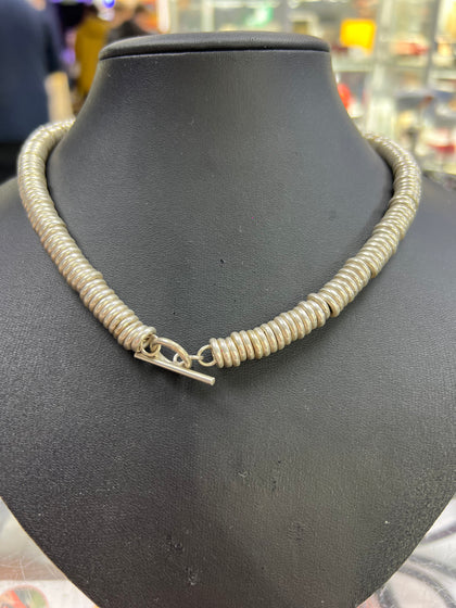 SILVER T BAR 69 Grams NECKLACE LEYLAND STORE.