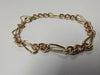 9CT GOLD BRACELET 10.98g  WITH SAFETY CHAIN PRESTON STORE