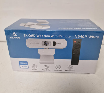 ** Sale ** Zoom Certified Nexigo N940p 2k Zoomable Webcam With Remote seale Like New.