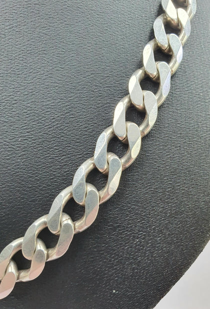 Silver Curb Chain 21