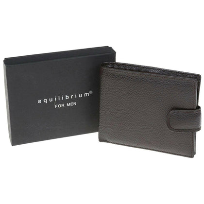 Equilibrium For Men Wallet with Tab Brown.