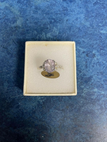 Silver ring.