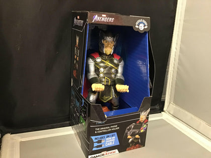 Marvel Thor Cable Guy Phone and Controller Holder Vinyl Figure | Adult | Mens | Red/Gray | One-Size | Exquisite Gaming.