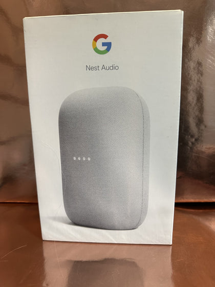 Google Nest Audio - Chalk - Smart Speaker - Boxed.