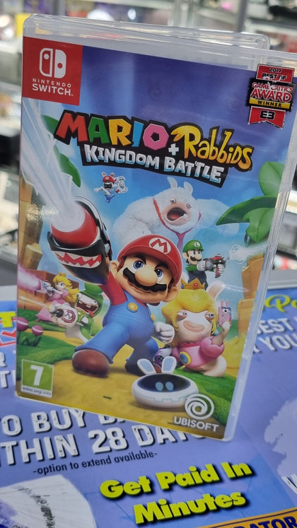 Mario +Rabbids Kingdom Battle switch games LEYLAND.
