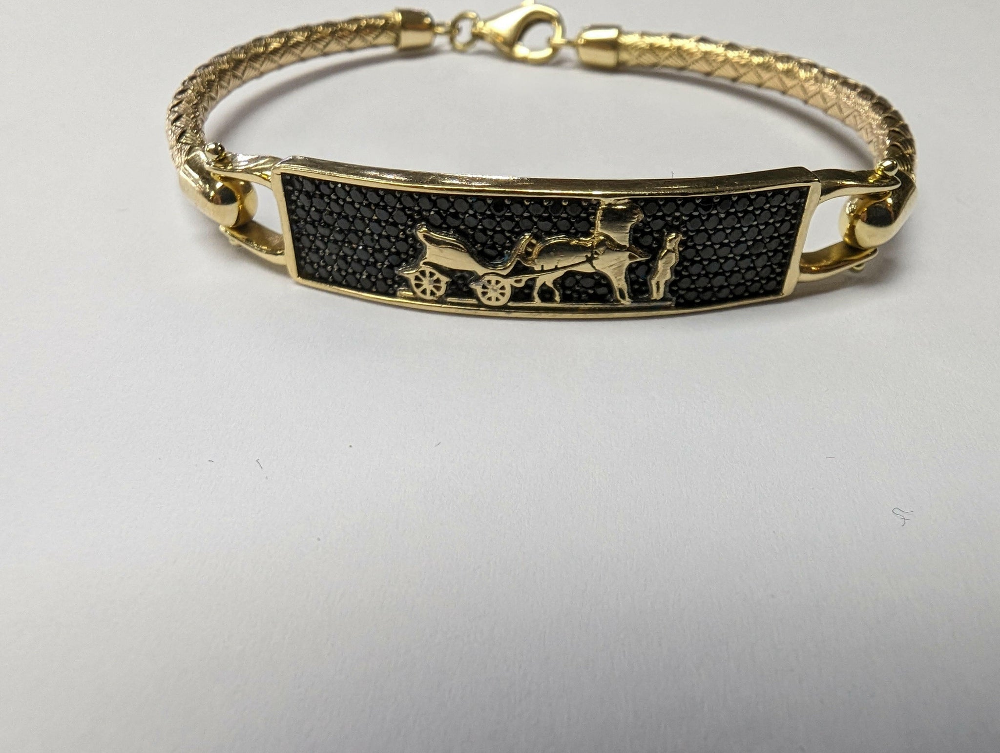 14ct Yellow Gold Saturn Chain Bracelet — Annoushka Australia