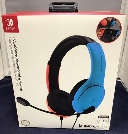 ***BOXED & SEALED*** PDP GAMING  LVL40 WIRED Gaming Headset *Blue/Red/Black*.