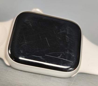 **Sale** Apple Watch Series 8 GPS + Cellular 41mm Aluminium Case Starlight Band**Unboxed**.