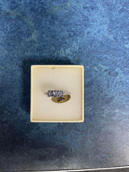 Silver ring.
