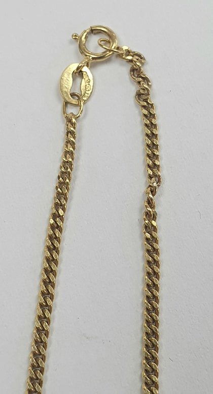9ct gold chain 18