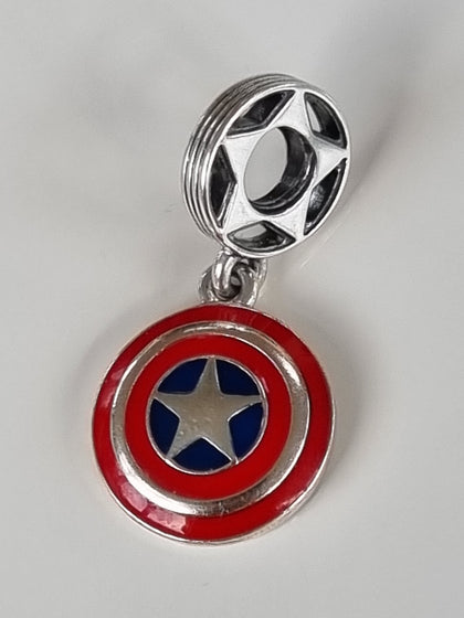 Pandora Marvel Captain America Shield Charm.