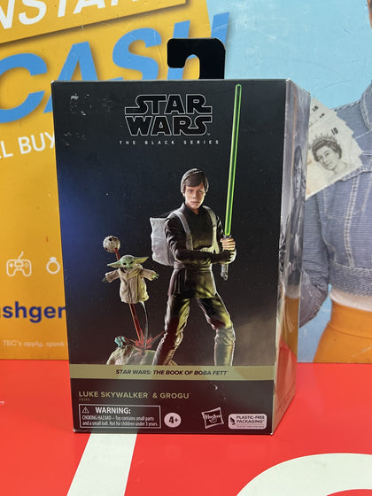 Star Wars: The Black Series - Luke Skywalker & Grogu Action Figures -.