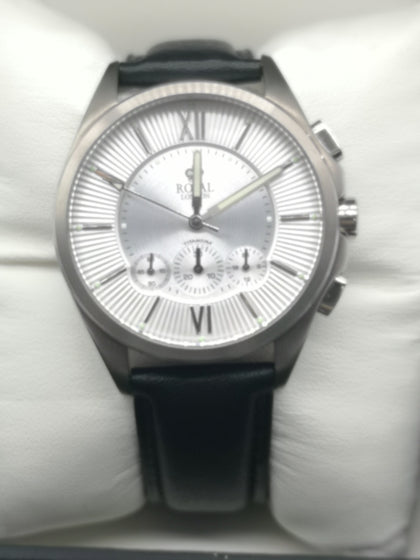 Mens Royal London Titanium Chronograph Watch 40145-01 - BOXED..