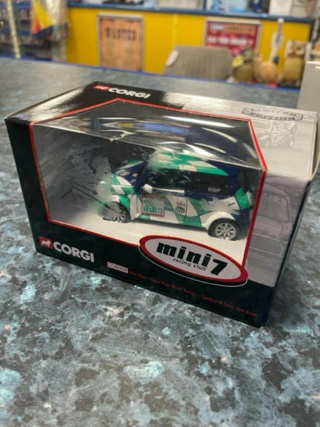 Corgi Mini Green checkered