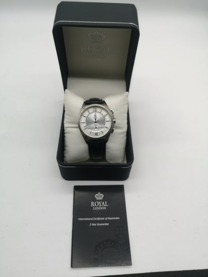 Mens Royal London Titanium Chronograph Watch 40145-01 - BOXED..