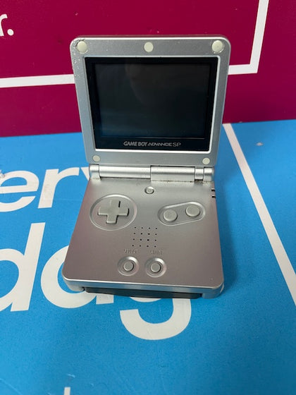 GAMEBOY ADVANCE SP SILVER WITH SUPER MARIO BROS 3 **UNBOXED**.