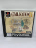 Civilization II PS1 with manual and evolution map
