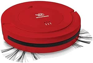 Freetime Whiskers R88-02 Red/black Hard Floor Cordless Robotic Vacuum.