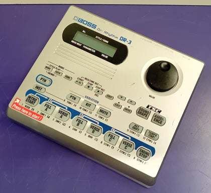 BOSS DR-3 Doctor Rhythm Drum Machine **BATTERIES SUPPLIED / NO POWER SUPPLY INCLUDED**.