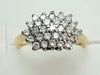 9ct Gold Diamond Cluster Ring LEYLAND STORE