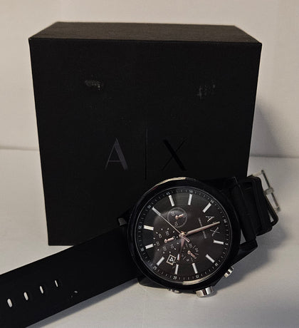 Armani Exchange AX1326 Black Chronograph Watch.