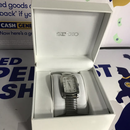 Seiko Silver Watch - Boxed.