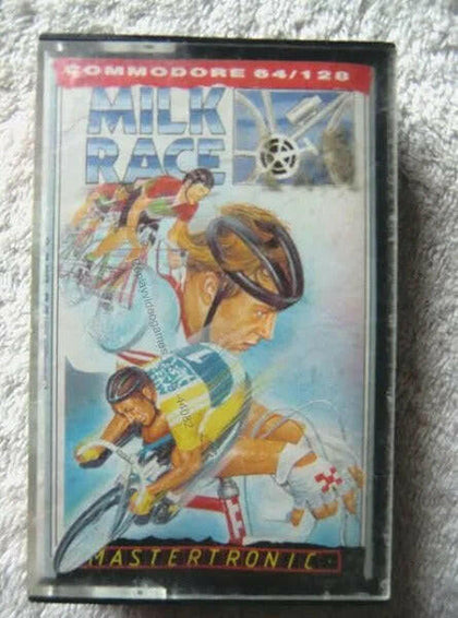 Milk Race for Commodore 64 from Mastertronic (IC 0179).