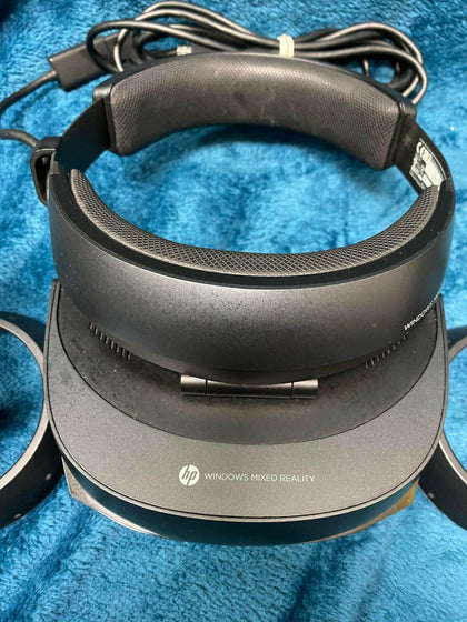 hp windows mixed reality headset vr1000-100nn & controllers.