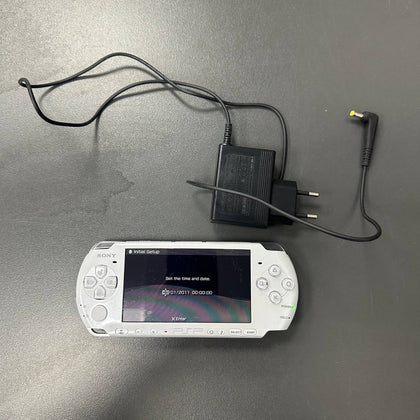 PSP Slim&Lite 3000 Console, White, Europe Charger.