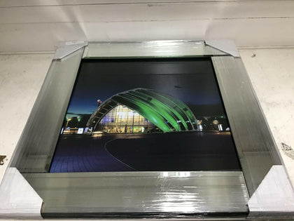 Glasgow SECC Mirrored Frame.