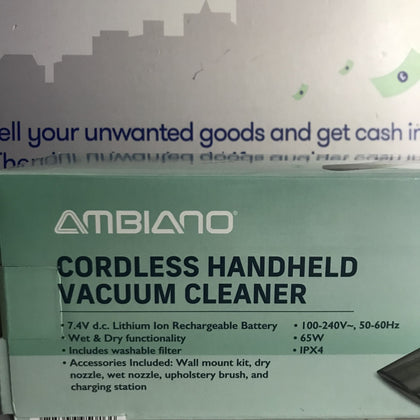 Ambiano Cordless Handheld Vaccuum.