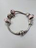 Pandora Bracelet (6 Charms), Hallmarked 925 ALE, Size: Approx. 7"