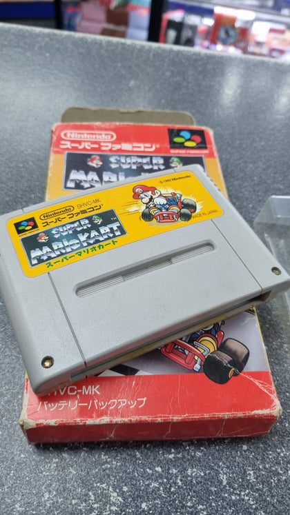 Super MarioKart NTCSJ Super Famicom Game PRESTON.