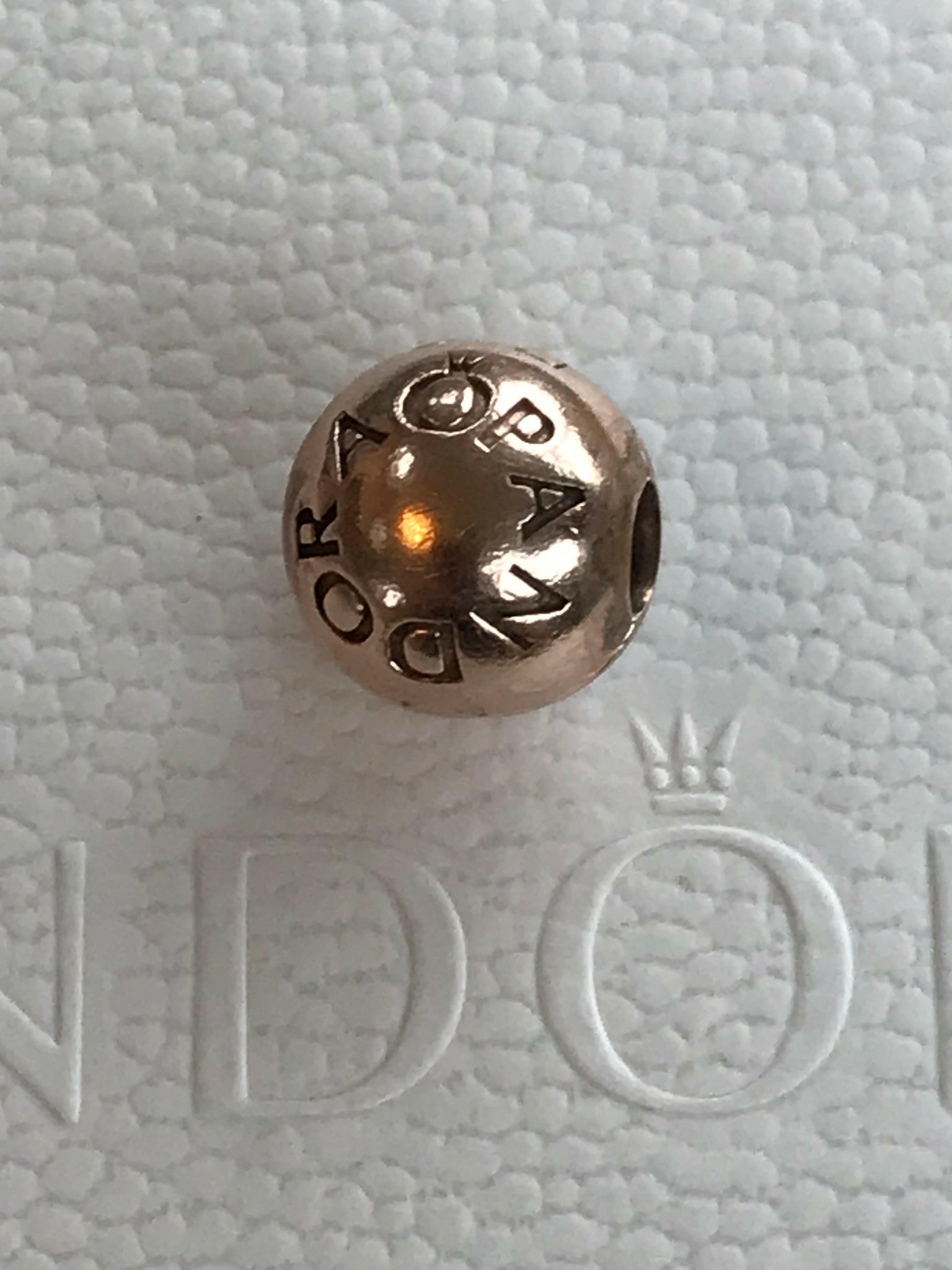Pandora gold bead