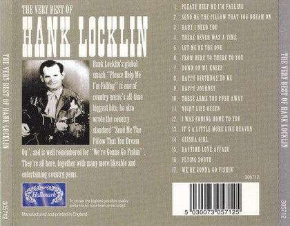 Hank Locklin – The Very Best Of.