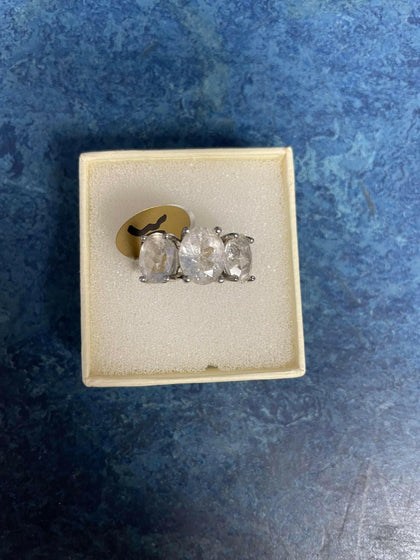 Silver ring.