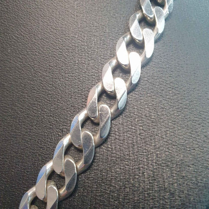 Silver Curb Chain - 20