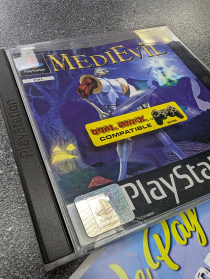 SONY PLAYSTATION ONE MEDIEVIL GAME PRESTON STORE.