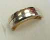 9ct gold two tone ring band  LEYLAND STORE