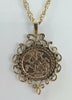 9ct gold 25” chain with St Christopher pendant