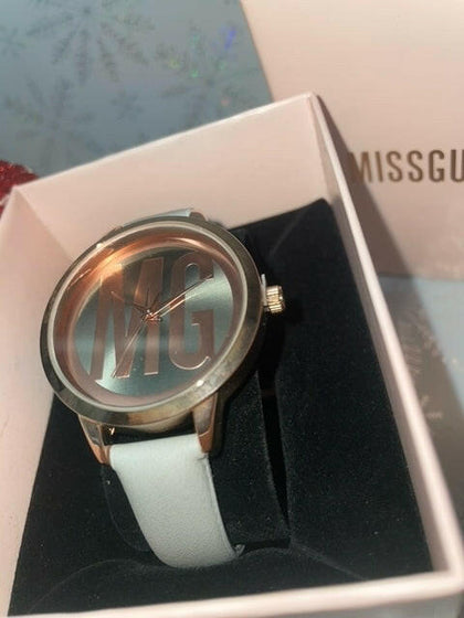 Missguided MG Logo Watch - Grey.