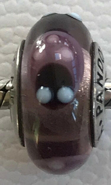 Pandora Glass Bead Purple.